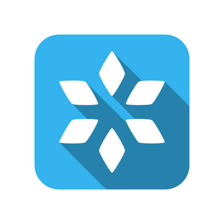 Christmas element flat icon design, vector illustrationのイラスト素材