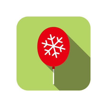 Christmas element flat icon design, vector illustrationのイラスト素材