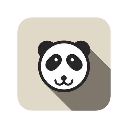 Panda icon vectorのイラスト素材