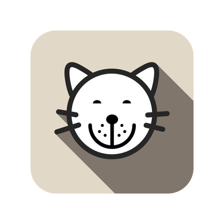 cat icon vectorのイラスト素材
