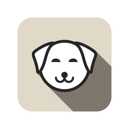 Dog icon vectorのイラスト素材