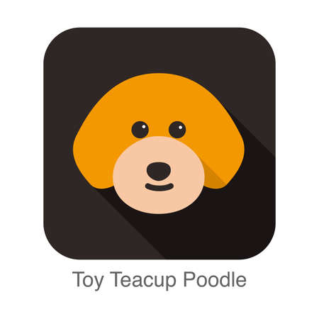 Cartoon breed dog character, dog breed cartoon image seriesのイラスト素材