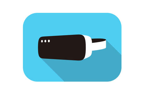 Virtual reality glasses. games equipment vector illustrationのイラスト素材
