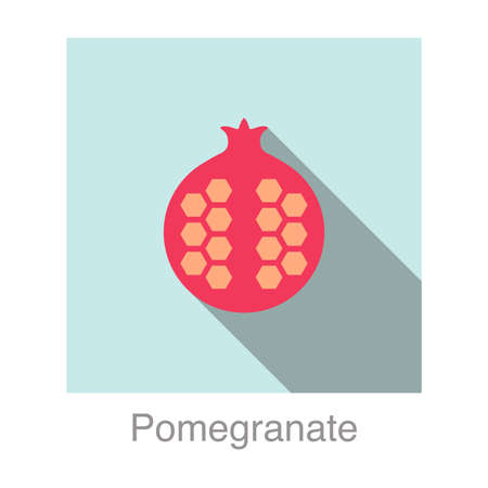 Cherry fruit flat icon, vector illustrationのイラスト素材