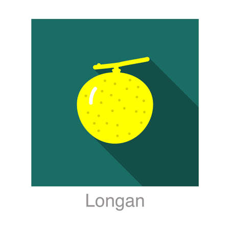 Cherry fruit flat icon, vector illustrationのイラスト素材