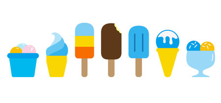 Ice cream food icon design vector illustrationのイラスト素材
