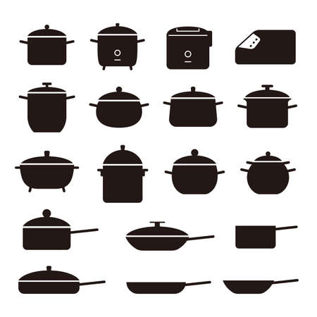 Cooking ware icons setのイラスト素材