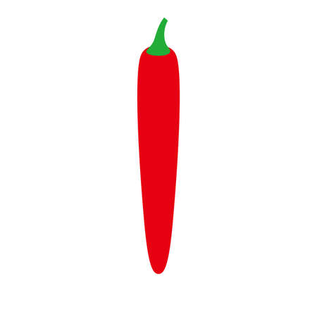 Chili pepper alphabet, vector illustrationのイラスト素材