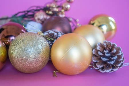 lamp and doll on Christmas tree