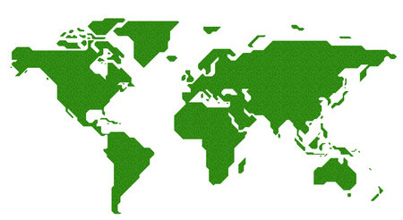 simple straight line map of the world, vector backgroundのイラスト素材