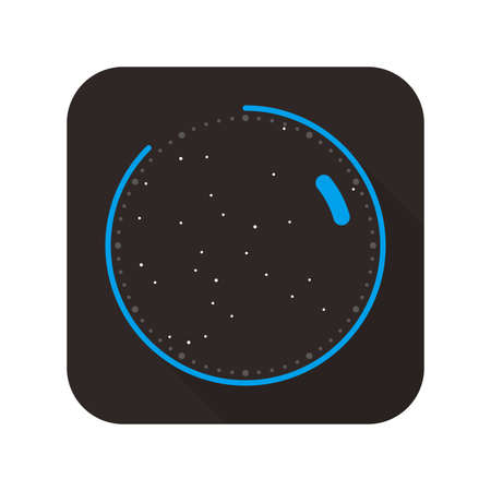 Space clock flat fashion icon design, watch icon, vectorのイラスト素材