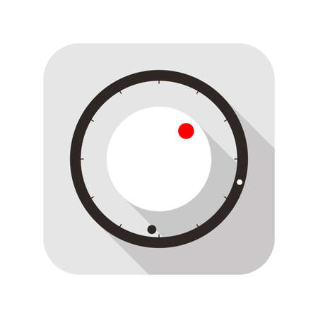 Clock flat fashion icon design, watch icon, vectorのイラスト素材