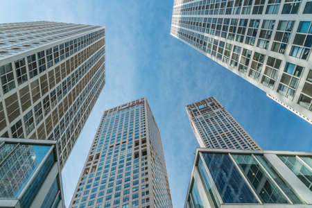 Urban commercial buildingのeditorial素材
