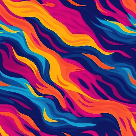 Abstract wavy background. Colorful vector pattern for your design.の素材