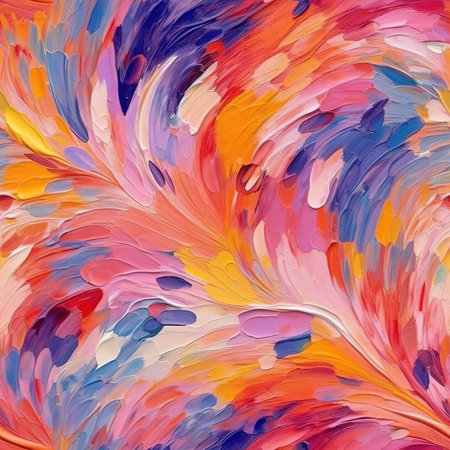 abstract background with a variety of multicolored lines and spotsの素材
