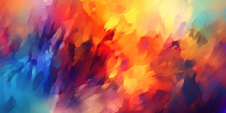 Abstract watercolor background. Digital art painting. 3d rendering.の素材