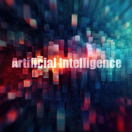 abstract colorful background with some cubic elements in itの素材
