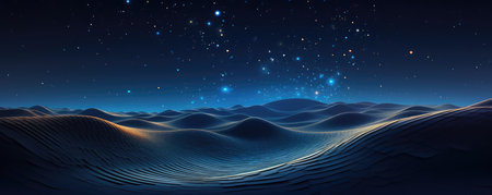 Abstract blue wave background. concept background ready for web banner design.の素材