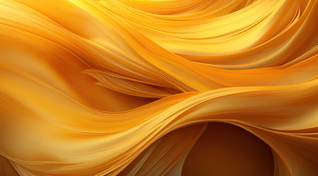 abstract orange background with smooth wavy lines,の素材