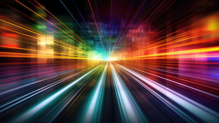 Abstract futuristic background of a websites representing the light and velocityの素材