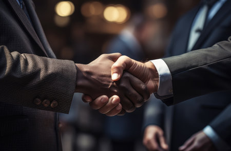 Photo for businessmen shaking hands - Royalty Free Image