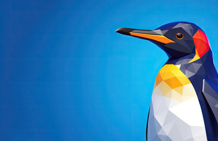 cute cartoon character of penguinの素材