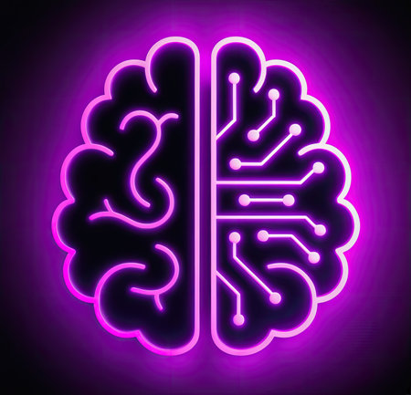 AI concept with brain in the futureの素材
