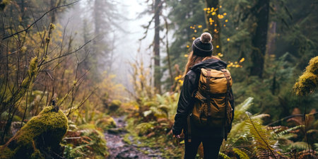 Traveler in the Misty Forestの素材
