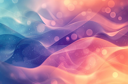 blurred gradients wallpaper with abstract organic shapes, pastel dreamscapesの素材