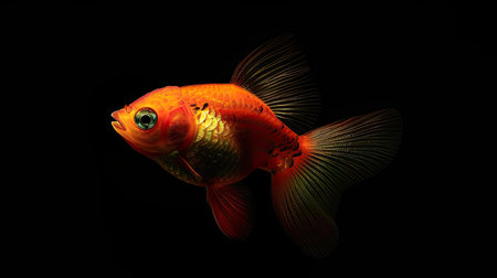 Platy in the dark backgroundの素材