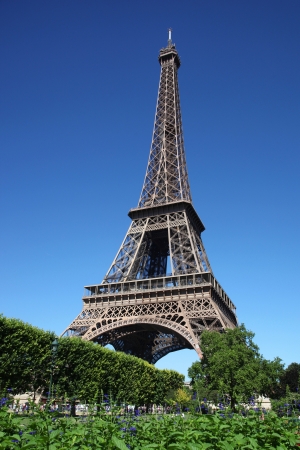 the Eiffel Towerの写真素材