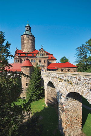 Czocha castle in Lesna, Polandのeditorial素材