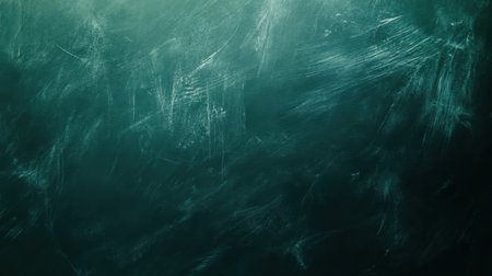 A smooth, dark green chalkboard background, ready for back-to-school text or design elements, symbolizing education and learning.の素材