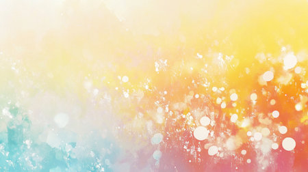 Colorful pastel washes blend into a vibrant background, adding rich texture for creative and artistic design projects.の素材