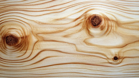 A detailed close-up of light wood plank textures and grains, ideal for woodworking, interior, or design backgrounds.の素材