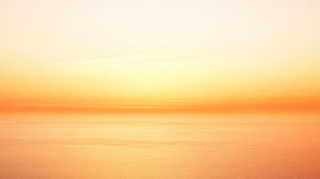 A soft orange gradient background, gently shifting from top to bottom, creating a calm and simple aesthetic for versatile use.の素材