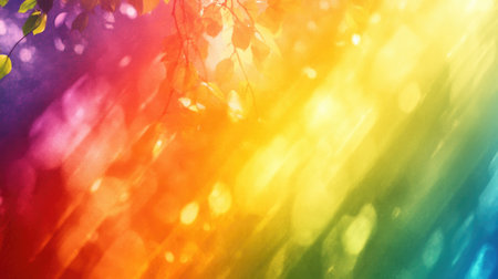 Gradient background showcasing elegant, delicate hues of the rainbow, representing the beauty of the LGBT community in a refined manner.の素材