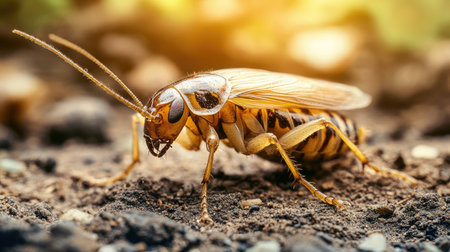 Effective pest control solutions: A pest exterminator efficiently managing pest control tasks, using specialized tools and knowledge to eliminate pests.の素材