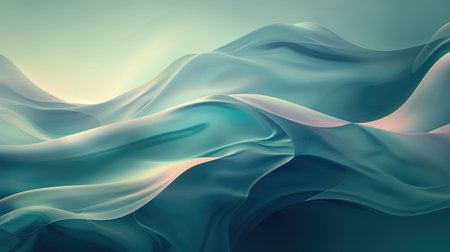 A serene abstract background with gentle gradients and subtle textures.の素材