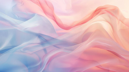 A serene abstract background with gentle gradients and soft textures.の素材