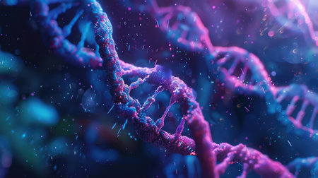 Background featuring DNA strands, emphasizing genetic and scientific concepts748cd3f9eee5の素材