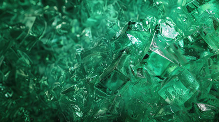 Emerald texture in vibrant green tones, perfect for eye-catching banner and poster designsの素材