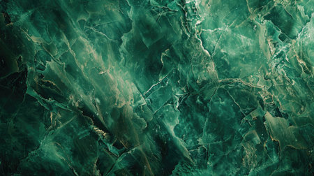 Elegant emerald texture background for banners and posters, showcasing rich green hues and patterns.の素材