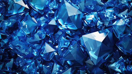Sapphire texture in rich blue tones, perfect for banner and poster designs.の素材