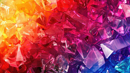 Spinel texture in vivid colors, perfect for designing banners and postersの素材