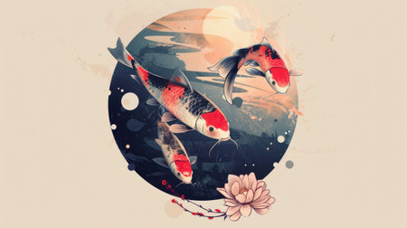 Stylish Japanese t-shirt design, focusing on minimalistic elements and a clear, unobstructed backgroundの素材