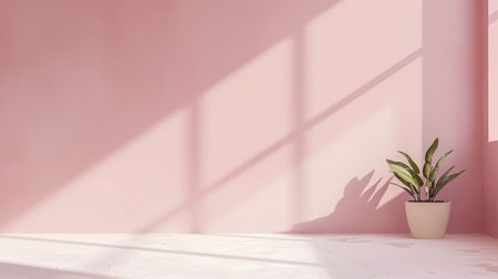 A plain pink background with a soft, uniform color, offering a clean and minimalistic lookの素材