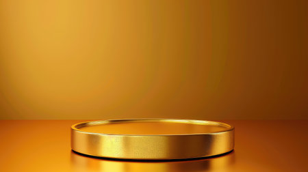 Chic yellow base with luxurious finish, perfect for highlighting the best awards or exclusive products. Vector imagesの素材