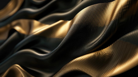 Elegant black and gold award background, perfect for classy wedding invitations and premium event banners. Ideal for grand celebrations.の素材