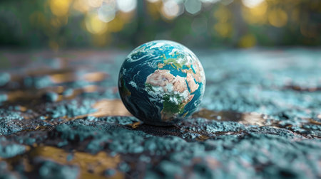 Advocating for policies that prioritize environmental conservation and emission reductions to combat global warmingの素材